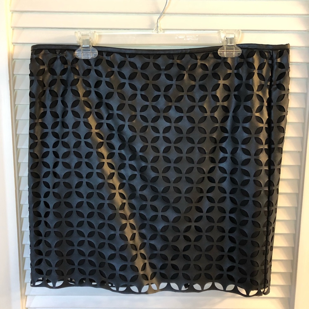 Perforated skirt